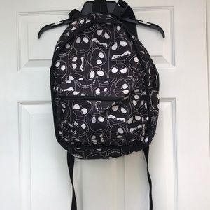 Disney Tim Burton's Nightmare Before Christmas Reversible Backpack-  NWOT